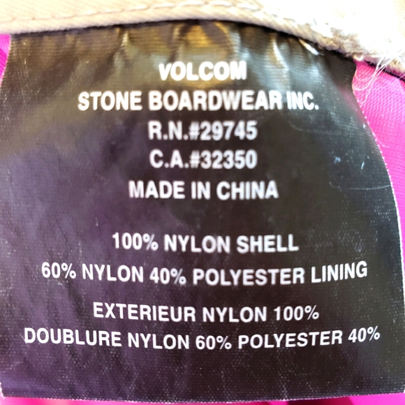 Volcom Snowboard Ski Lined Pants Waterproof Tan Taupe Pink Women Size 10 - Picture 15 of 16